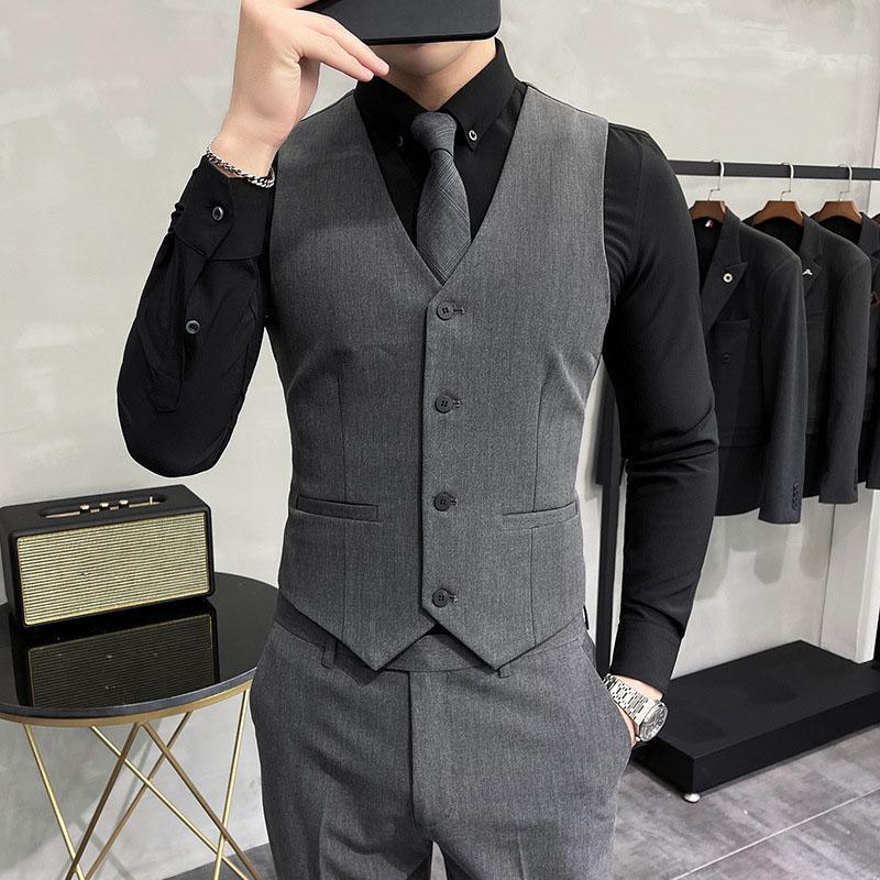 XS-7XL High-end Solid Color Elastic Men s Casual Business Vest Groom Wedding Suit Party Waist Coat 7XL чорний
XS-7XL High-end Solid Color Elastic Men s Casual Business Vest Groom Wedding Suit Party Waist Coat 7XL чорний
