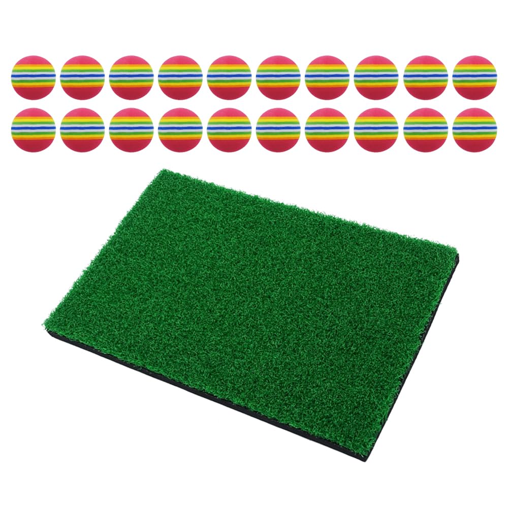 Golf ball mat set for approach shock easy to see rotation & practice, absorption, anti-slip, soft,
Golf ball mat set for approach shock easy to see rotation & practice, absorption, anti-slip, soft,