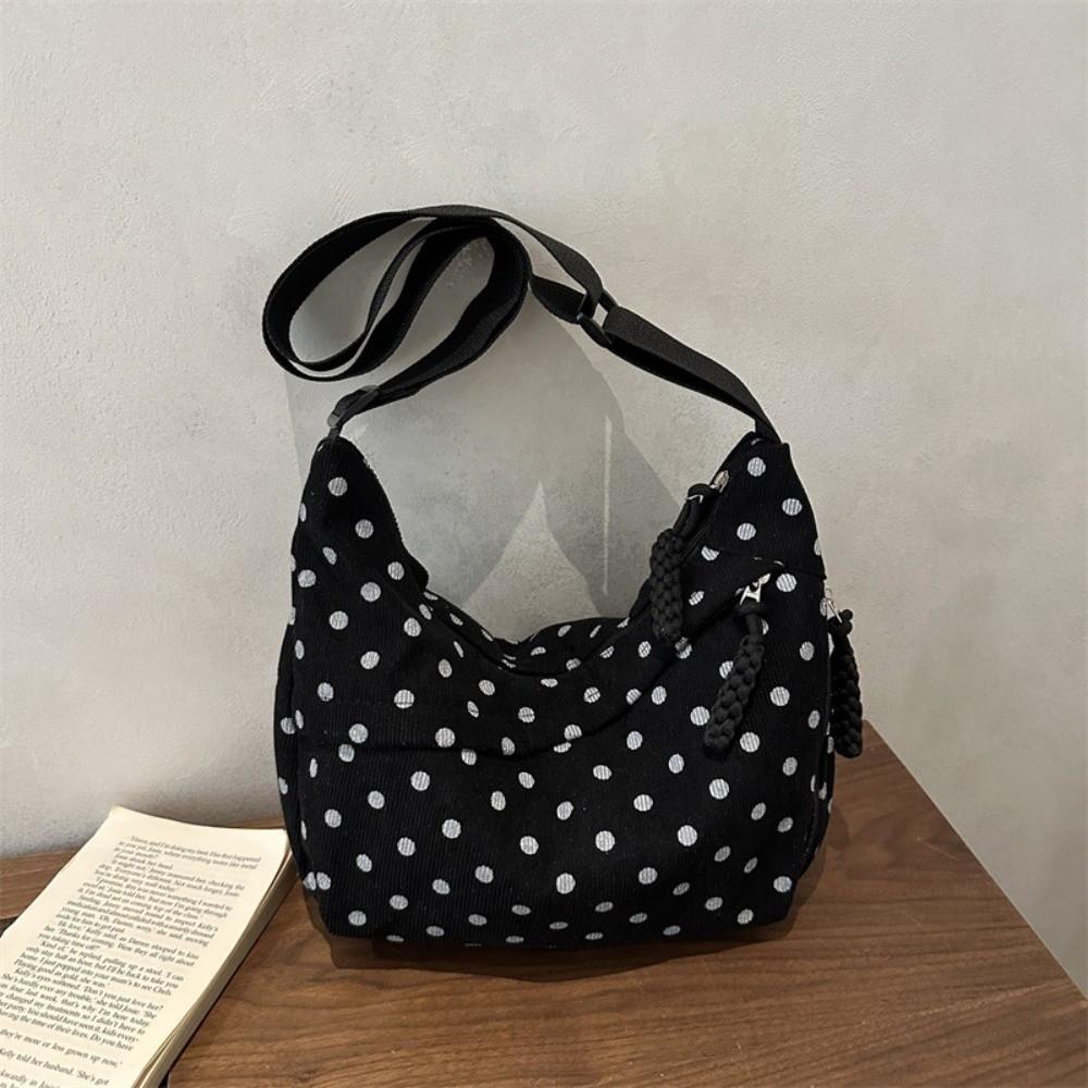 Versatile Polka Dot Shoulder Bags Large Capacity Adjustable Strap Crossbody Bags Bow Underarm Bags чёрный
Versatile Polka Dot Shoulder Bags Large Capacity Adjustable Strap Crossbody Bags Bow Underarm Bags чёрный