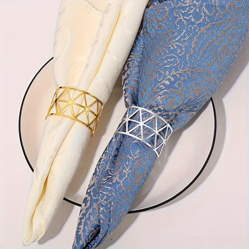 4Pcs Metal Hollow Triangle Napkin Rings - Hotel Banquet Tableware & Decor Essentials 4pcs
4Pcs Metal Hollow Triangle Napkin Rings - Hotel Banquet Tableware & Decor Essentials 4pcs