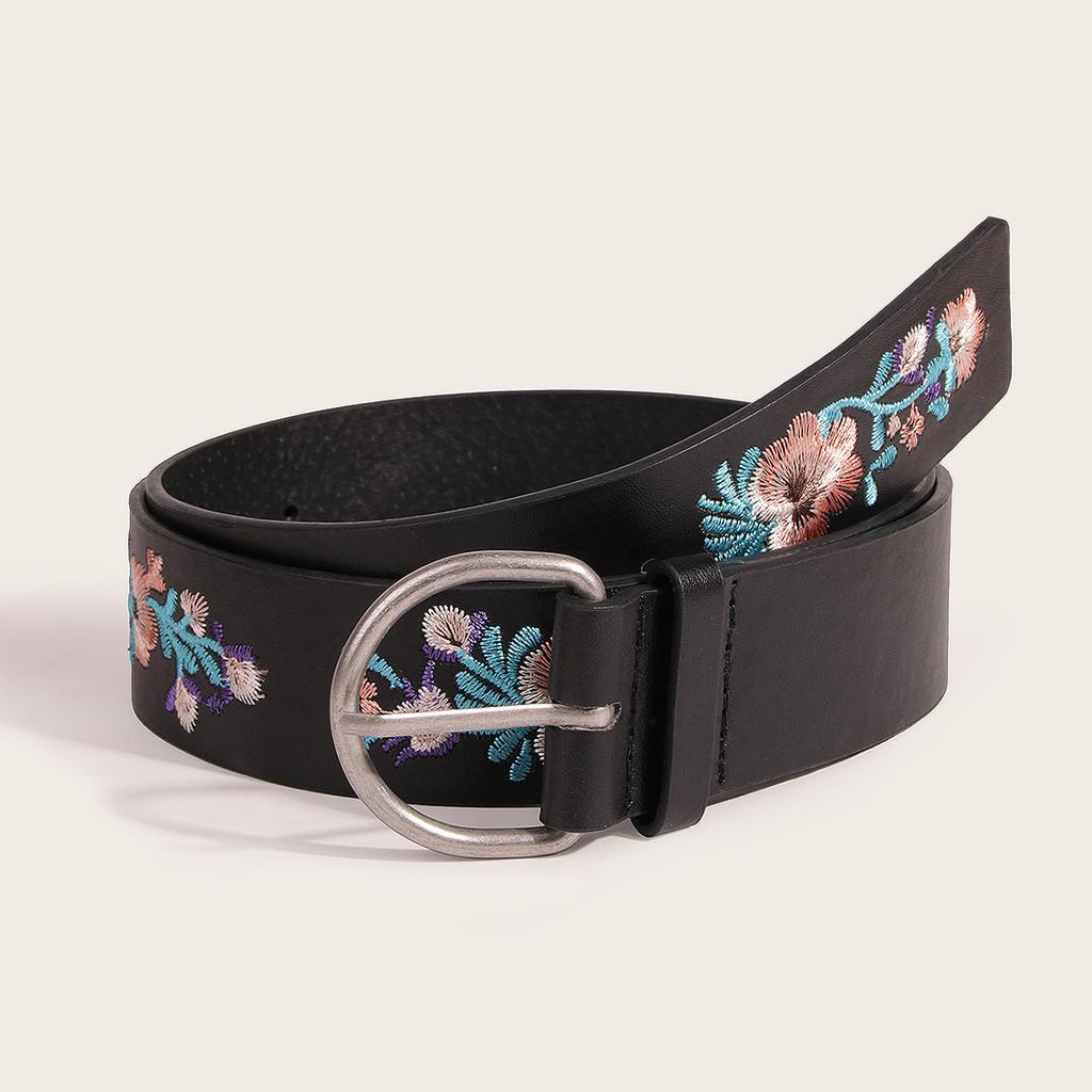 Ethnic Style Ladies Embroidered Leather Belt With Alloy Buckle For Fashion Accessories
Ethnic Style Ladies Embroidered Leather Belt With Alloy Buckle For Fashion Accessories