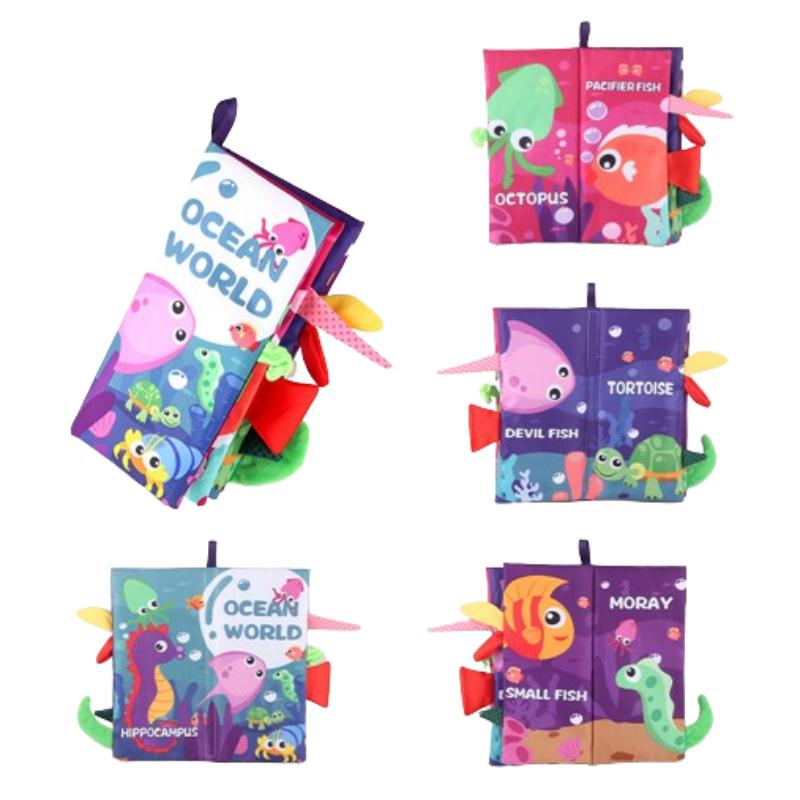 Baby Fabric Highquality Cloth Book With Engaging Visual And Tactile Features Ocean animal
Baby Fabric Highquality Cloth Book With Engaging Visual And Tactile Features Ocean animal