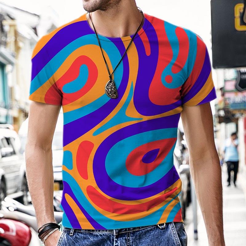Футболка с красочным визуальным узором и 3D принтом, креативная картина с граффити, с короткими рукавами, модная персонализированная одежда с половиной рукавов 6XL
Футболка с красочным визуальным узором и 3D принтом, креативная картина с граффити, с короткими рукавами, модная персонализированная одежда с половиной рукавов 6XL