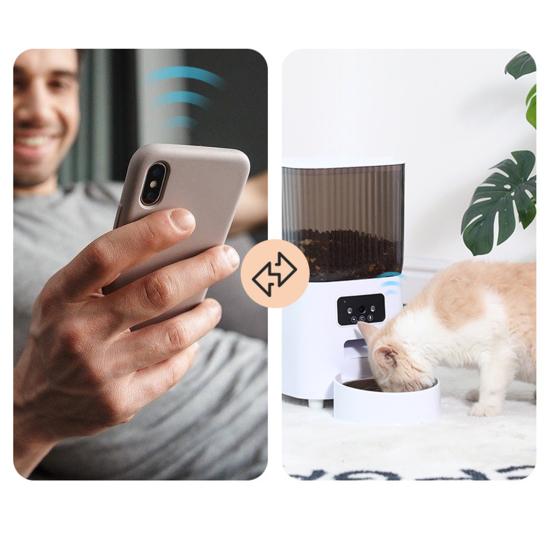Yousheng 5L Автоматическая кормушка для кошек Wi-Fi Smart Pet Feeder Управление через приложение Диспенсер для сухого корма для кошек Двойной источник питания Таймерная кормушка для кошек и собак A
Yousheng 5L Автоматическая кормушка для кошек Wi-Fi Smart Pet Feeder Управление через приложение Диспенсер для сухого корма для кошек Двойной источник питания Таймерная кормушка для кошек и собак A