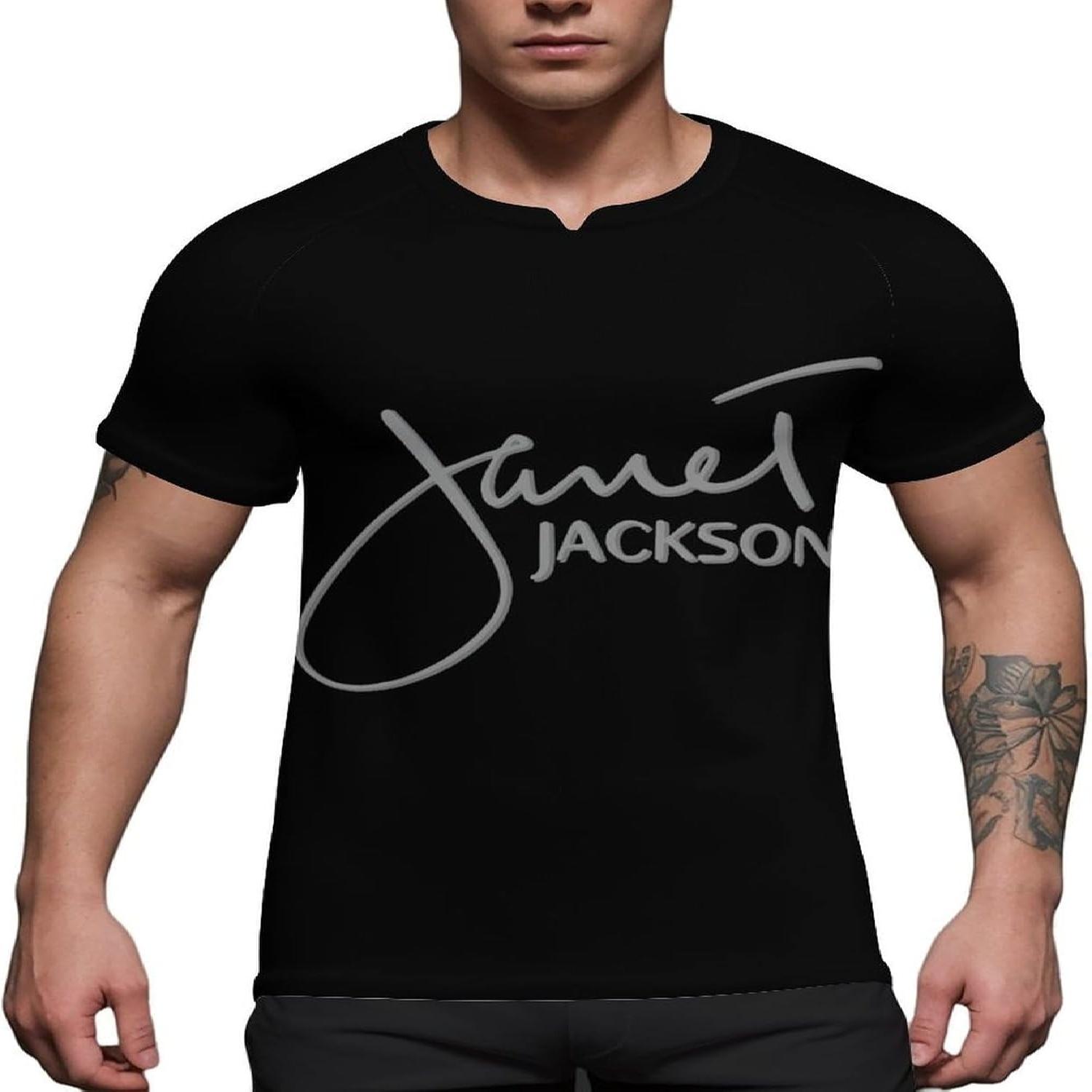 Maytue MensT-Shirt Janet Jackson Crew Neck Quick Dry Cool Short Sleeve Comfortable Casual Sportswear XXXXXL чорний
Maytue MensT-Shirt Janet Jackson Crew Neck Quick Dry Cool Short Sleeve Comfortable Casual Sportswear XXXXXL чорний