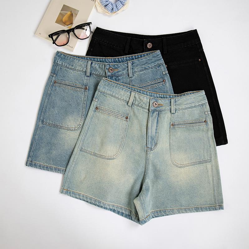 Retro High-waisted Denim Shorts for Women In Summer New Style, Small Hot Girl Stretch-slim A-line Pants XXXL
Retro High-waisted Denim Shorts for Women In Summer New Style, Small Hot Girl Stretch-slim A-line Pants XXXL
