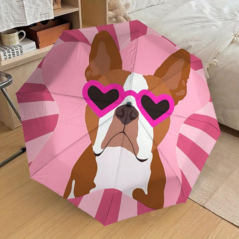 1pc Dog Love Automatic Folding Umbrella Durable Iron Frame, Iron Umbrella Structure Suitable for All Seasons yy260203117
1pc Dog Love Automatic Folding Umbrella Durable Iron Frame, Iron Umbrella Structure Suitable for All Seasons yy260203117