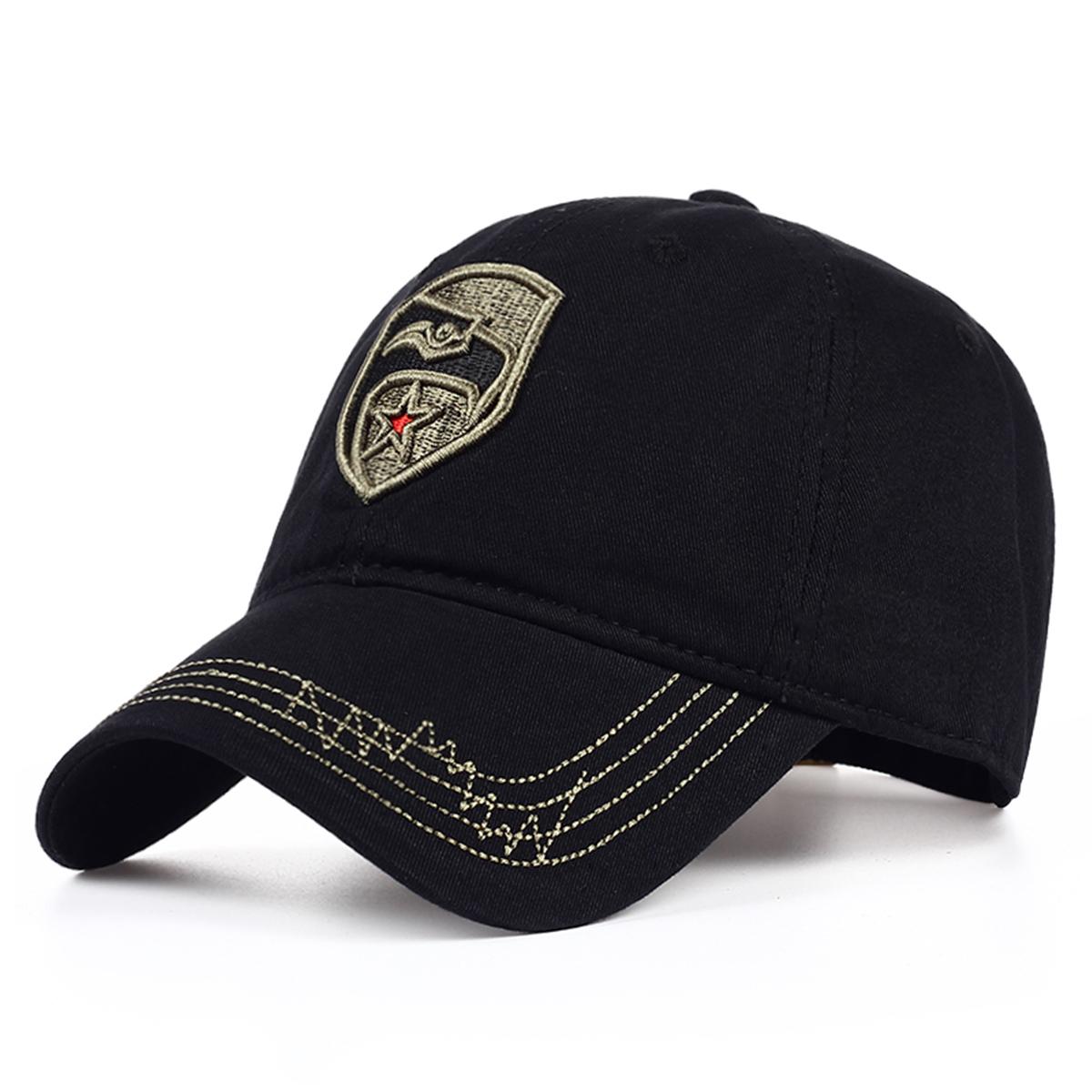 Модна вишита чоловіча бейсбольна кепка Військова підготовка Сонцезахисний капелюх На відкритому повітрі Камуфляжні армійські кепки Шапки для гольфу
Модна вишита чоловіча бейсбольна кепка Військова підготовка Сонцезахисний капелюх На відкритому повітрі Камуфляжні армійські кепки Шапки для гольфу