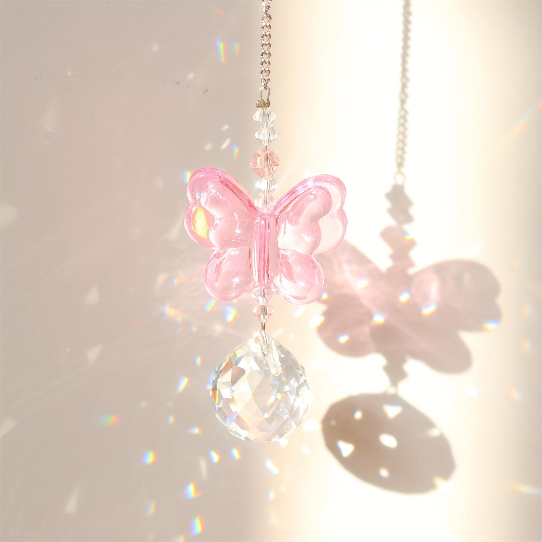 1PC Cute Crystal Glass Butterfly Pendant Suitable for Home Garden Window розовый
1PC Cute Crystal Glass Butterfly Pendant Suitable for Home Garden Window розовый