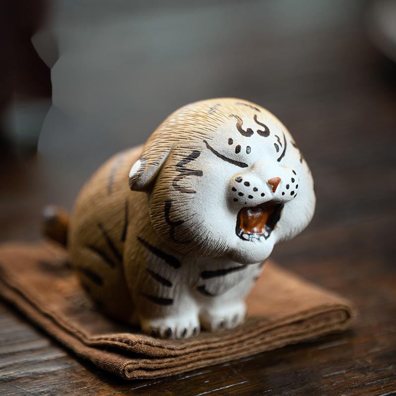 Purple Clay Tea Pet Tea Set Ornaments Creative Handicrafts Tiger Style Semi Handmade Production The Twelve Chinese Zodiac Signs
Purple Clay Tea Pet Tea Set Ornaments Creative Handicrafts Tiger Style Semi Handmade Production The Twelve Chinese Zodiac Signs
