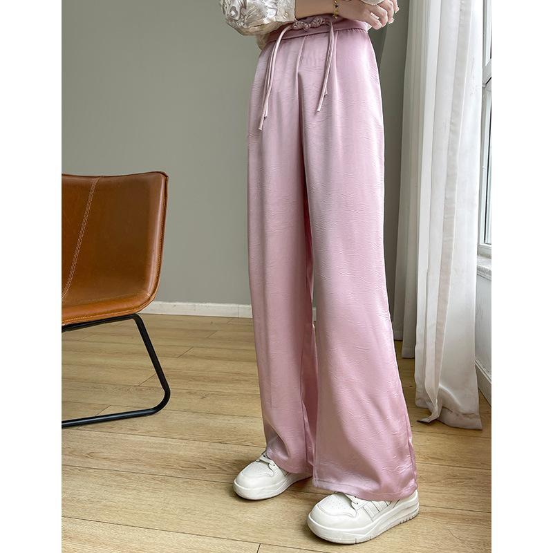 Casual Wide-leg Pants for Women In Summer Thin Elastic High Waist Slimming Draped Straight-leg Floor Trousers Acetate Satin Pants S розовый
Casual Wide-leg Pants for Women In Summer Thin Elastic High Waist Slimming Draped Straight-leg Floor Trousers Acetate Satin Pants S розовый
