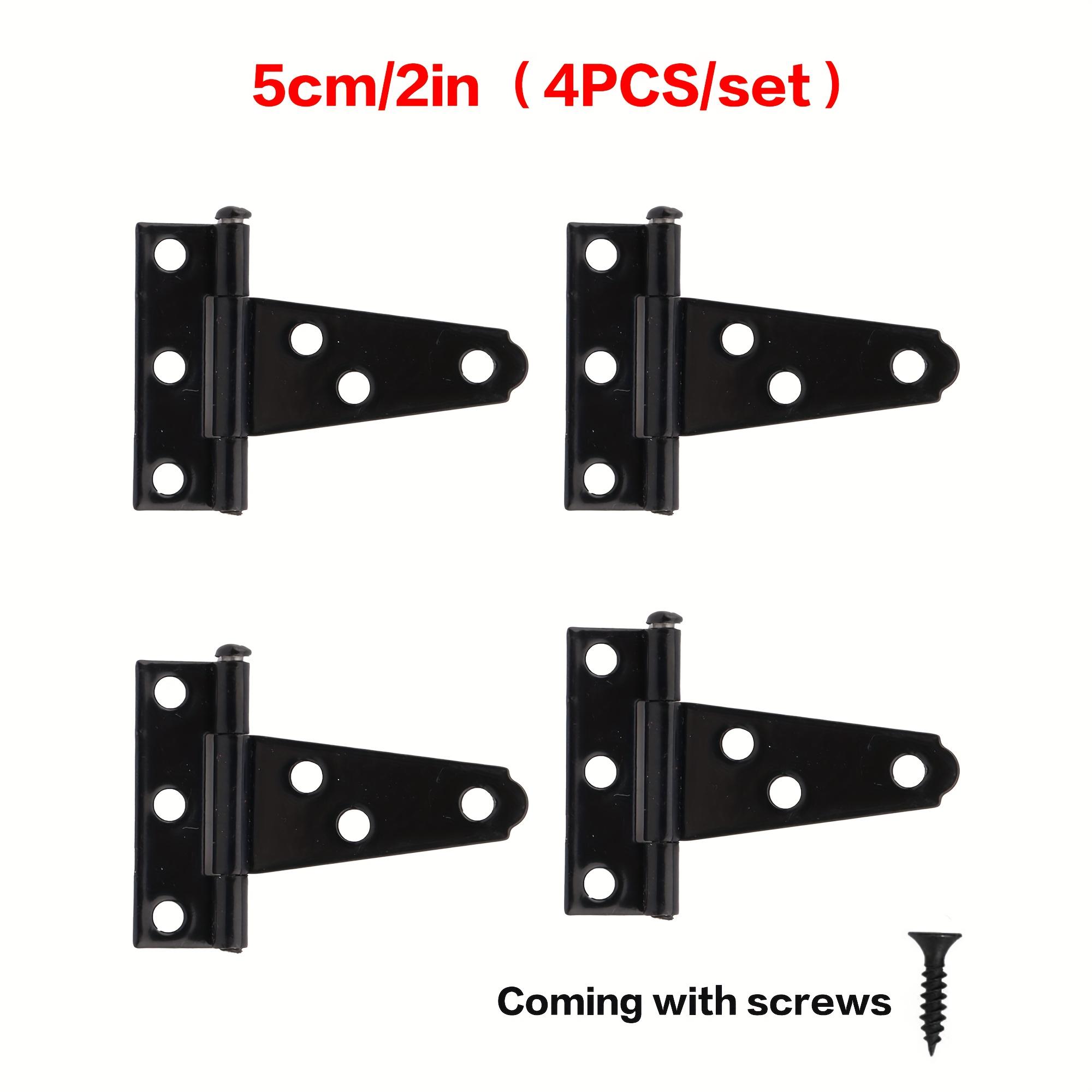 4PCS Black Coated Door Hinges w/Screws, Rustproof Cabinet Hinges for Wardrobe Furniture Door (Easy Adjust)
4PCS Black Coated Door Hinges w/Screws, Rustproof Cabinet Hinges for Wardrobe Furniture Door (Easy Adjust)
