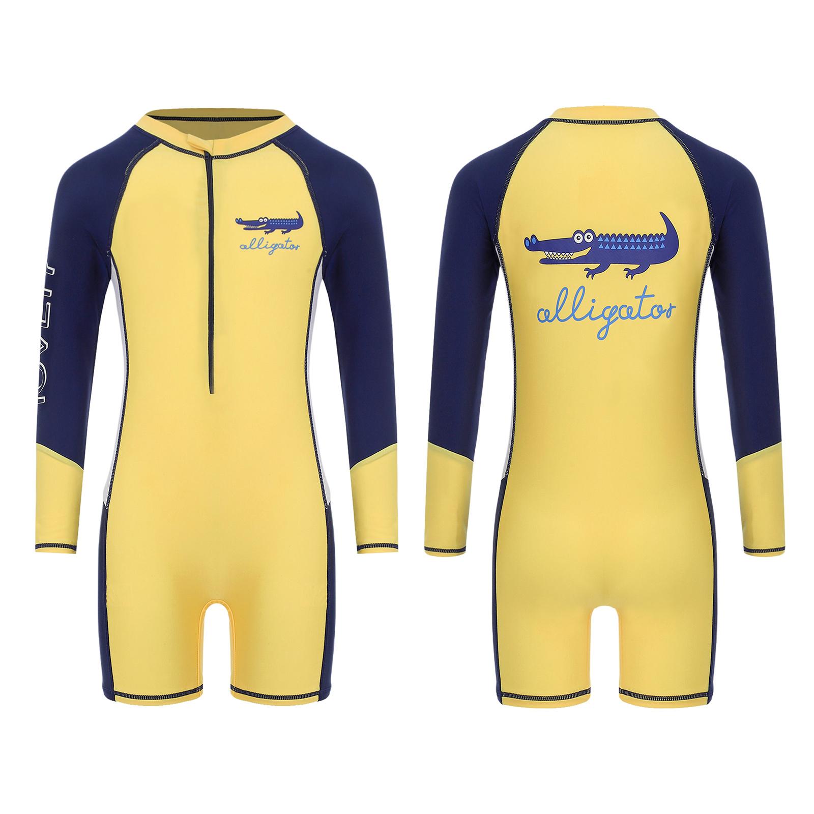 Хлопчачий рашгард на блискавці спереду, з довгим рукавом, UPF 50+, кольоровий блок, купальник-бойлеги, одяг для аквапарку жовтий
Хлопчачий рашгард на блискавці спереду, з довгим рукавом, UPF 50+, кольоровий блок, купальник-бойлеги, одяг для аквапарку жовтий