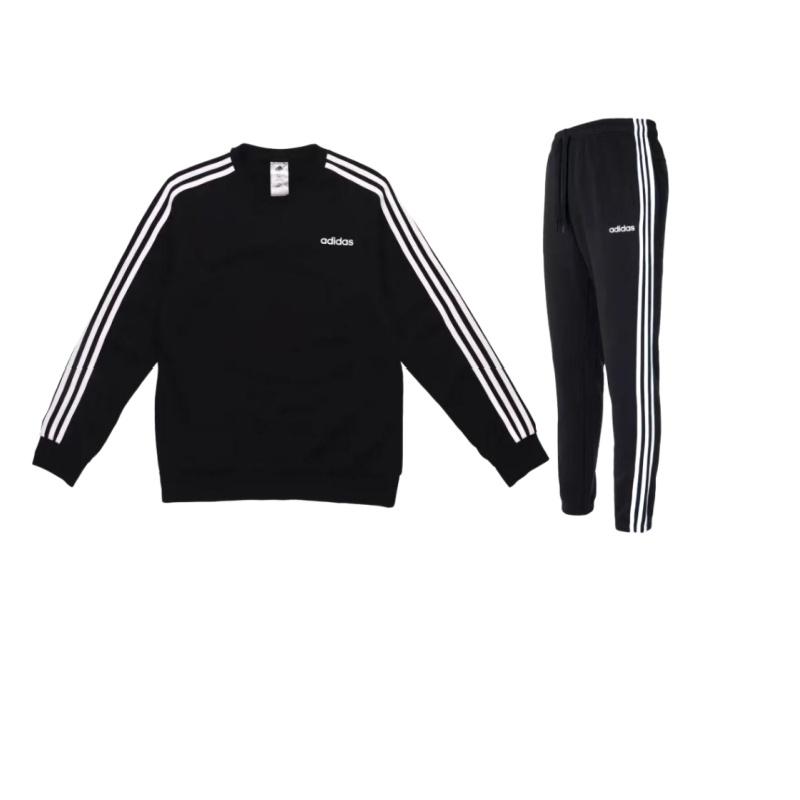 Adidas Полосатый дизайн Минималистичный круглый вырез с длинным рукавом Топ Удобные брюки со средней талией Завязывающиеся повседневные спортивные костюмы Унисекс Комплекты Черный DQ3093+-DQ3083 M
Adidas Полосатый дизайн Минималистичный круглый вырез с длинным рукавом Топ Удобные брюки со средней талией Завязывающиеся повседневные спортивные костюмы Унисекс Комплекты Черный DQ3093+-DQ3083 M
