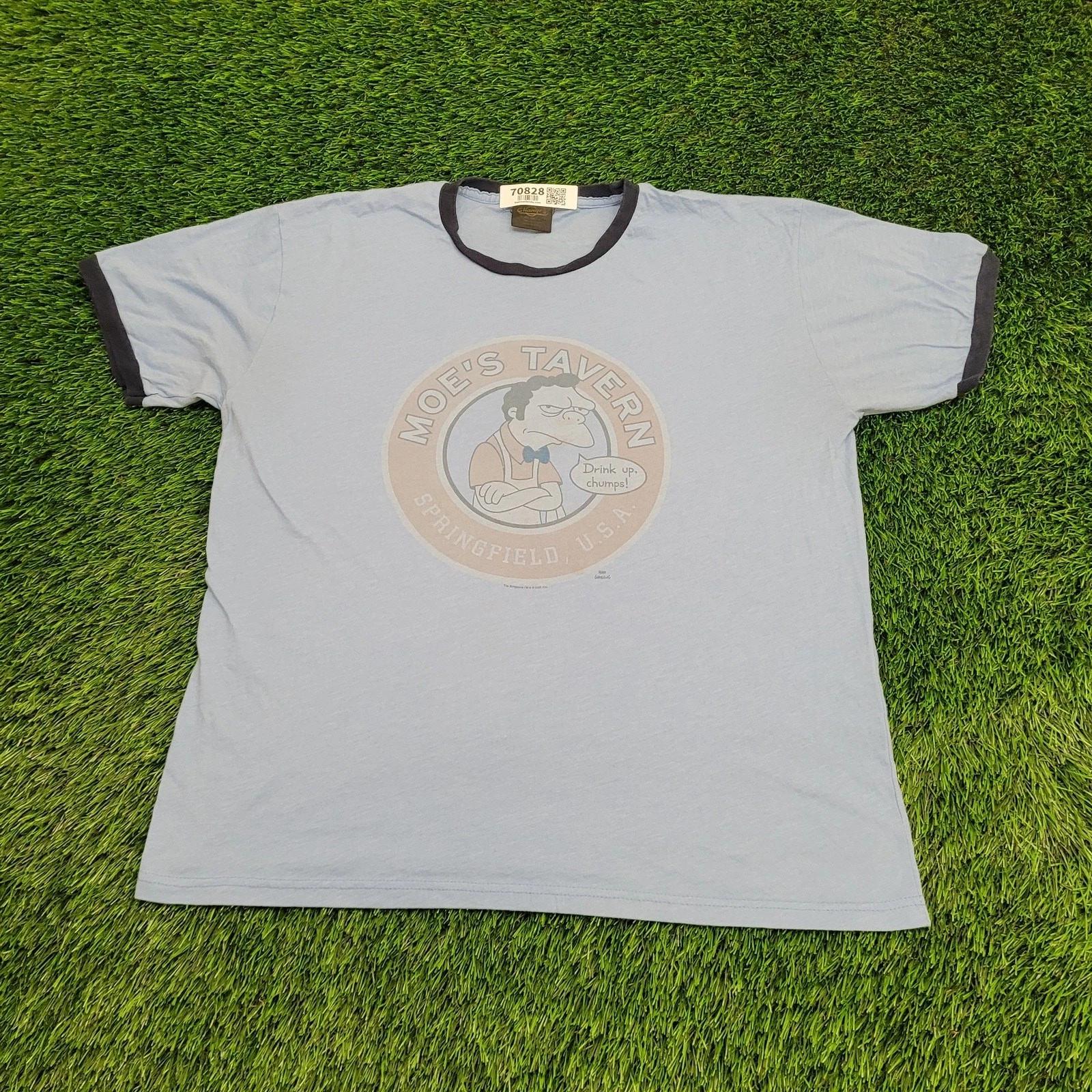 The-Simpsons Ringer Shirt Large 22x25 Matt-Groening S
The-Simpsons Ringer Shirt Large 22x25 Matt-Groening S