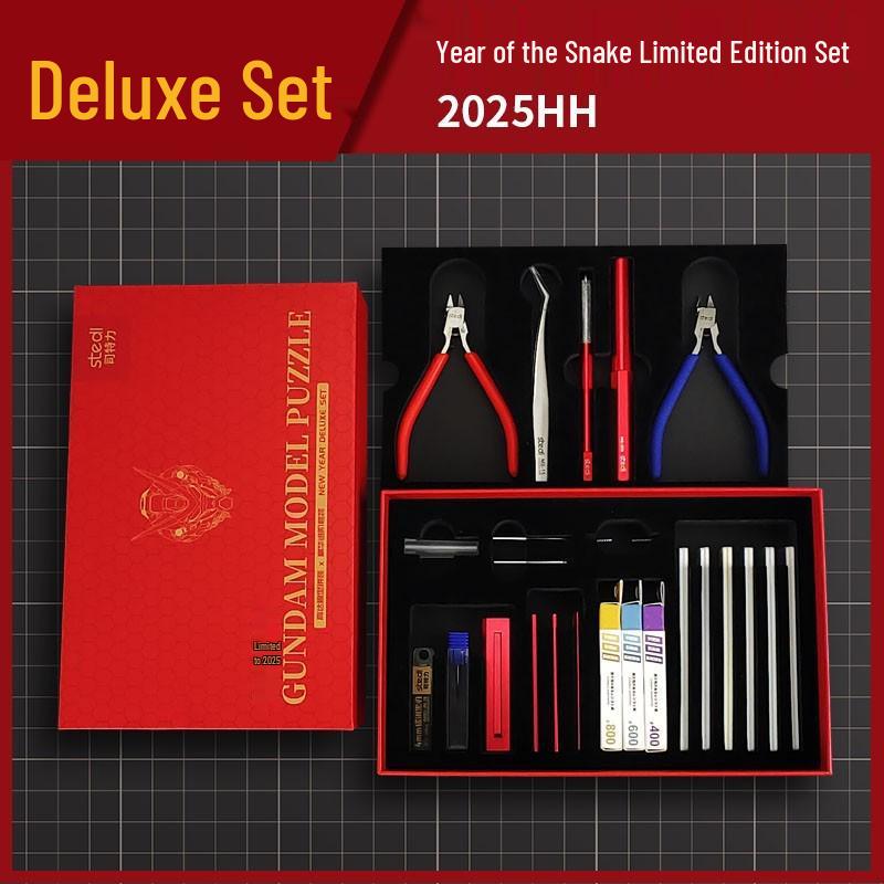Gundam Assembly Tool Set: Model Pliers, Tweezers, and Basic Tools for Beginners
Gundam Assembly Tool Set: Model Pliers, Tweezers, and Basic Tools for Beginners