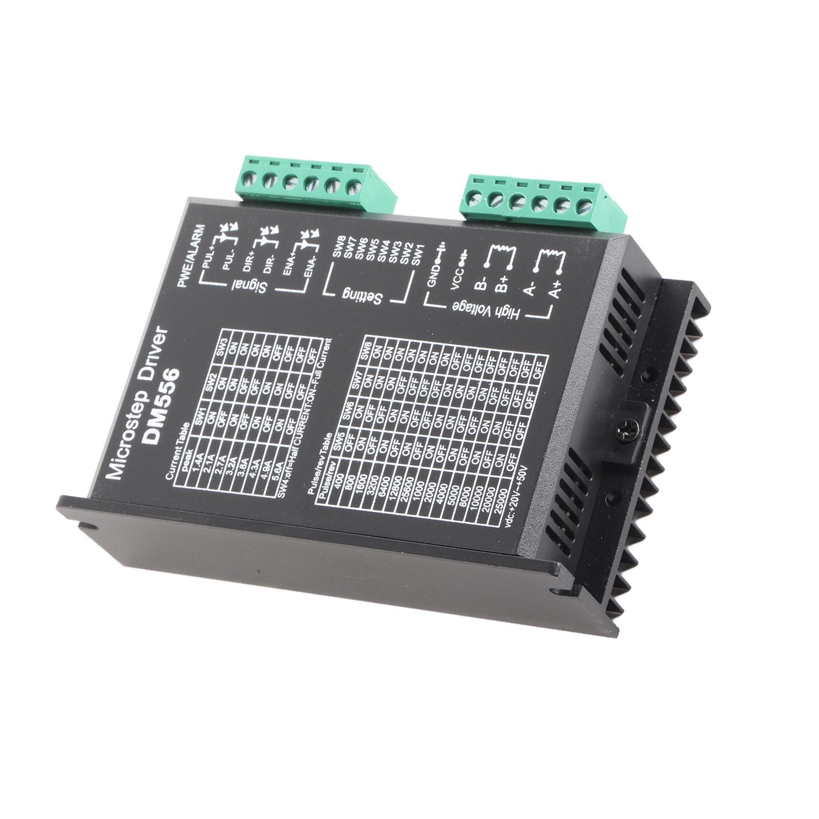DM556 2‑phase Stepper Motor Driver 42 57 Stepping Motor Driver 24V‑50V DC
DM556 2‑phase Stepper Motor Driver 42 57 Stepping Motor Driver 24V‑50V DC