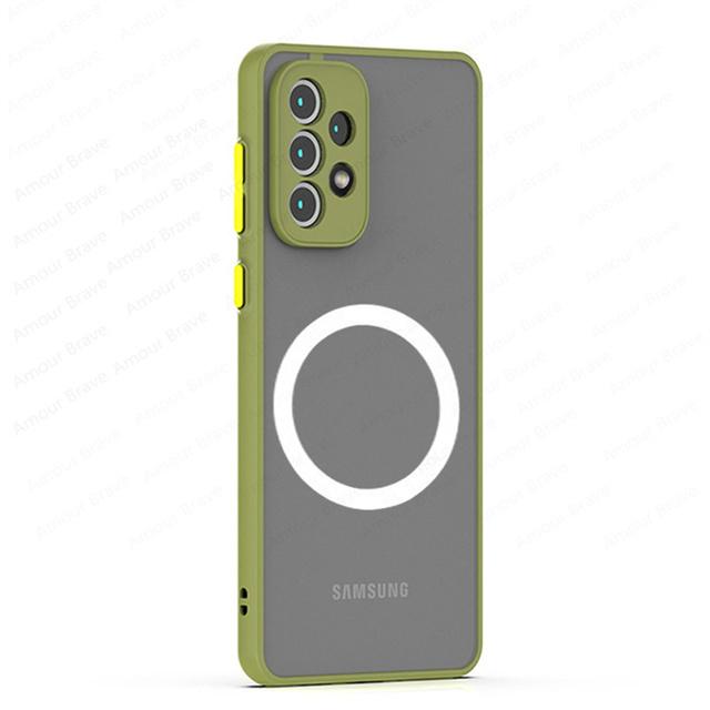 Противоударные чехлы Magsafe для Samsung Galaxy A53 5g A52 A12 A13 A51 A71 A32, магнитный чехол для зарядки Samsung A52s A33, чехол A52-A52s 5G зелёный
Противоударные чехлы Magsafe для Samsung Galaxy A53 5g A52 A12 A13 A51 A71 A32, магнитный чехол для зарядки Samsung A52s A33, чехол A52-A52s 5G зелёный