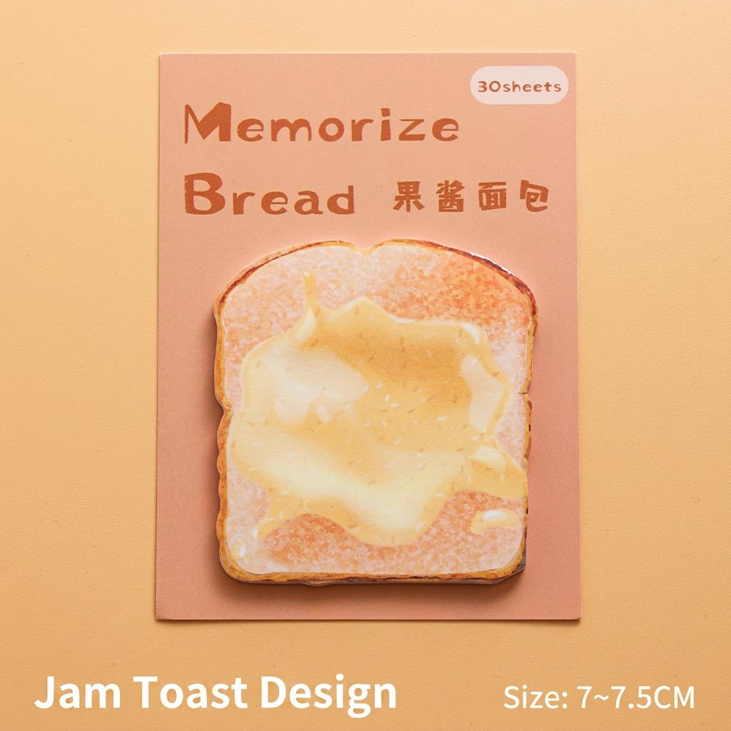 Bread Themed Memo Pad Self-Adhesive Decorative Memo Pad Bread Memo Pad Cute For Daily Reminder Fridge Message Note Marking
Bread Themed Memo Pad Self-Adhesive Decorative Memo Pad Bread Memo Pad Cute For Daily Reminder Fridge Message Note Marking