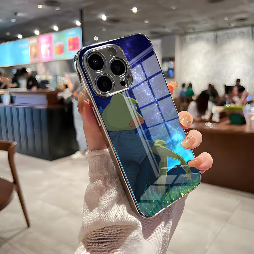 Funny Frog Pepe Phone Case For IPhone 17 Pro Max 15 Pro 16 14 Plus 12 13 Mini 11 Pro Shockproof Electroplated Glass Cover iPhone 13
Funny Frog Pepe Phone Case For IPhone 17 Pro Max 15 Pro 16 14 Plus 12 13 Mini 11 Pro Shockproof Electroplated Glass Cover iPhone 13