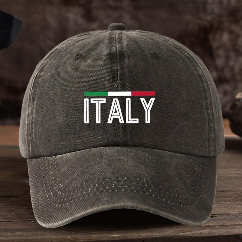Fun Italian Letter Print Baseball Hat Fashionable and Versatile Peaked Cap Men s Outdoor Hat коричневий
Fun Italian Letter Print Baseball Hat Fashionable and Versatile Peaked Cap Men s Outdoor Hat коричневий