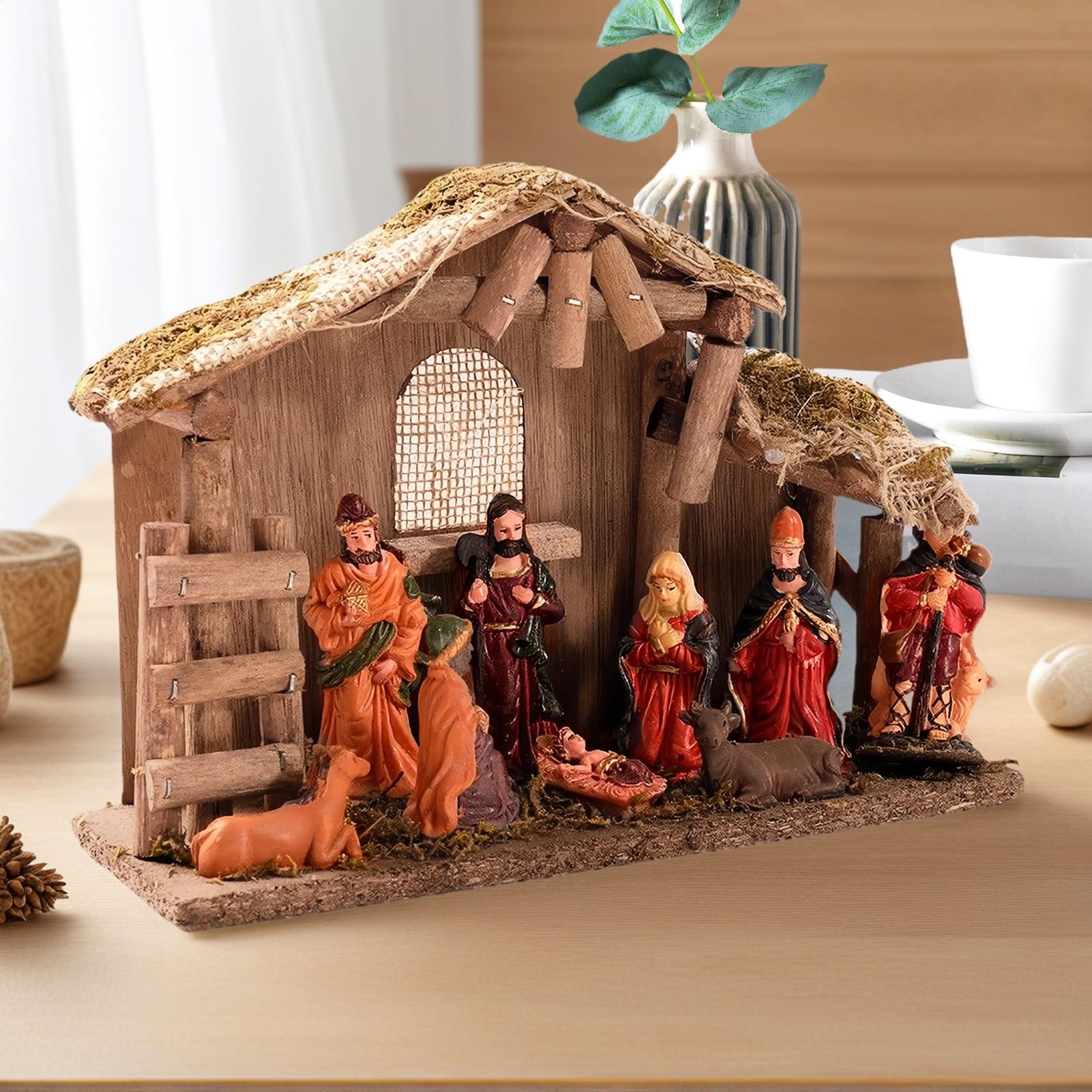Nativity Scene Figures Religious Festive Miniature Figurine Set Jesus Manger And House Figure Ornaments For Windowsill Home China Mainland
Nativity Scene Figures Religious Festive Miniature Figurine Set Jesus Manger And House Figure Ornaments For Windowsill Home China Mainland