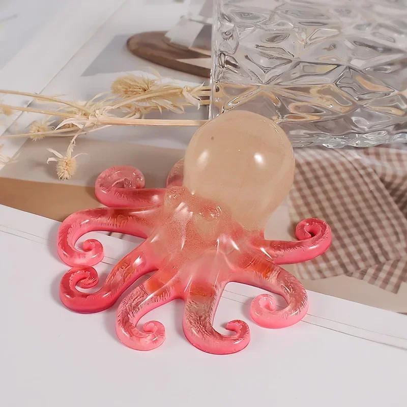 3D Octopus Handmade Creative Silicone Mold DIY Crystal Epoxy Resin Plaster Molds Desktop Ornament Craft Making Supplies 1
3D Octopus Handmade Creative Silicone Mold DIY Crystal Epoxy Resin Plaster Molds Desktop Ornament Craft Making Supplies 1