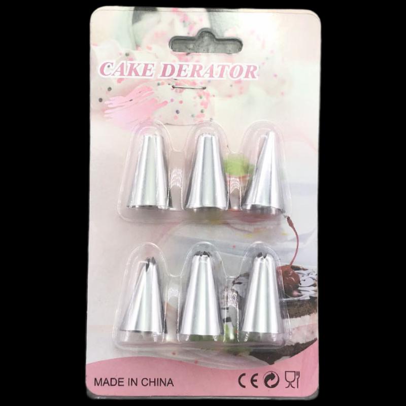 Ru Han Small Cake Decorating Nozzles 6-Piece Set
Ru Han Small Cake Decorating Nozzles 6-Piece Set