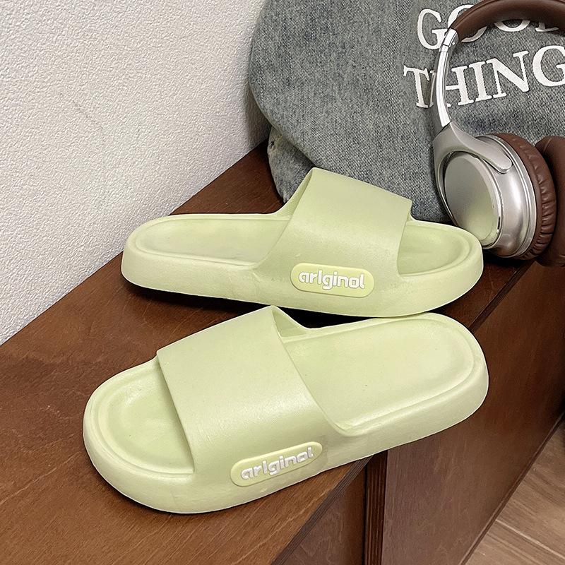 Women Bathroom Slippers Cloud Cushion Slides Summer Flat Sandals Thick Platform Shoes Women Indoor Non-Slip Couple Flip Flops 40-41 світло-зелений колір
Women Bathroom Slippers Cloud Cushion Slides Summer Flat Sandals Thick Platform Shoes Women Indoor Non-Slip Couple Flip Flops 40-41 світло-зелений колір