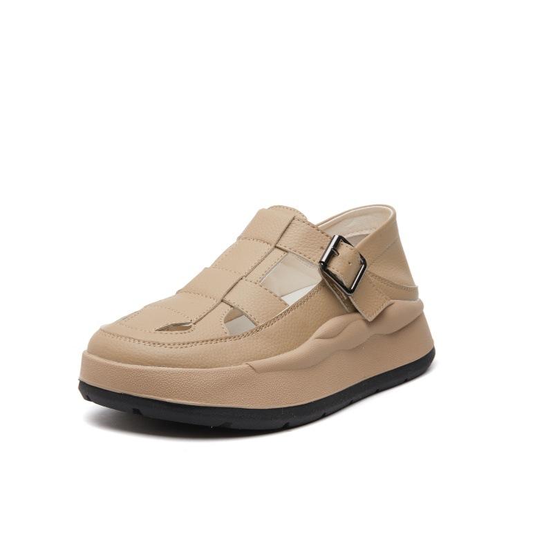 Spring and summer new Roman sandals women s leather bag head hollow hole shoes comfortable thick heel thick sole pig cage shoes 40 верблюд
Spring and summer new Roman sandals women s leather bag head hollow hole shoes comfortable thick heel thick sole pig cage shoes 40 верблюд