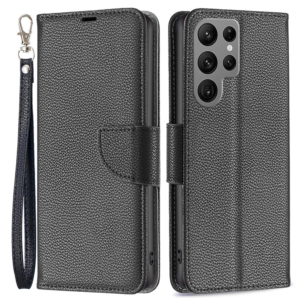 For Samsung Galaxy S24 Ultra Case Litchi Texture Stand PU Leather Cell Phone Cover Black
For Samsung Galaxy S24 Ultra Case Litchi Texture Stand PU Leather Cell Phone Cover Black