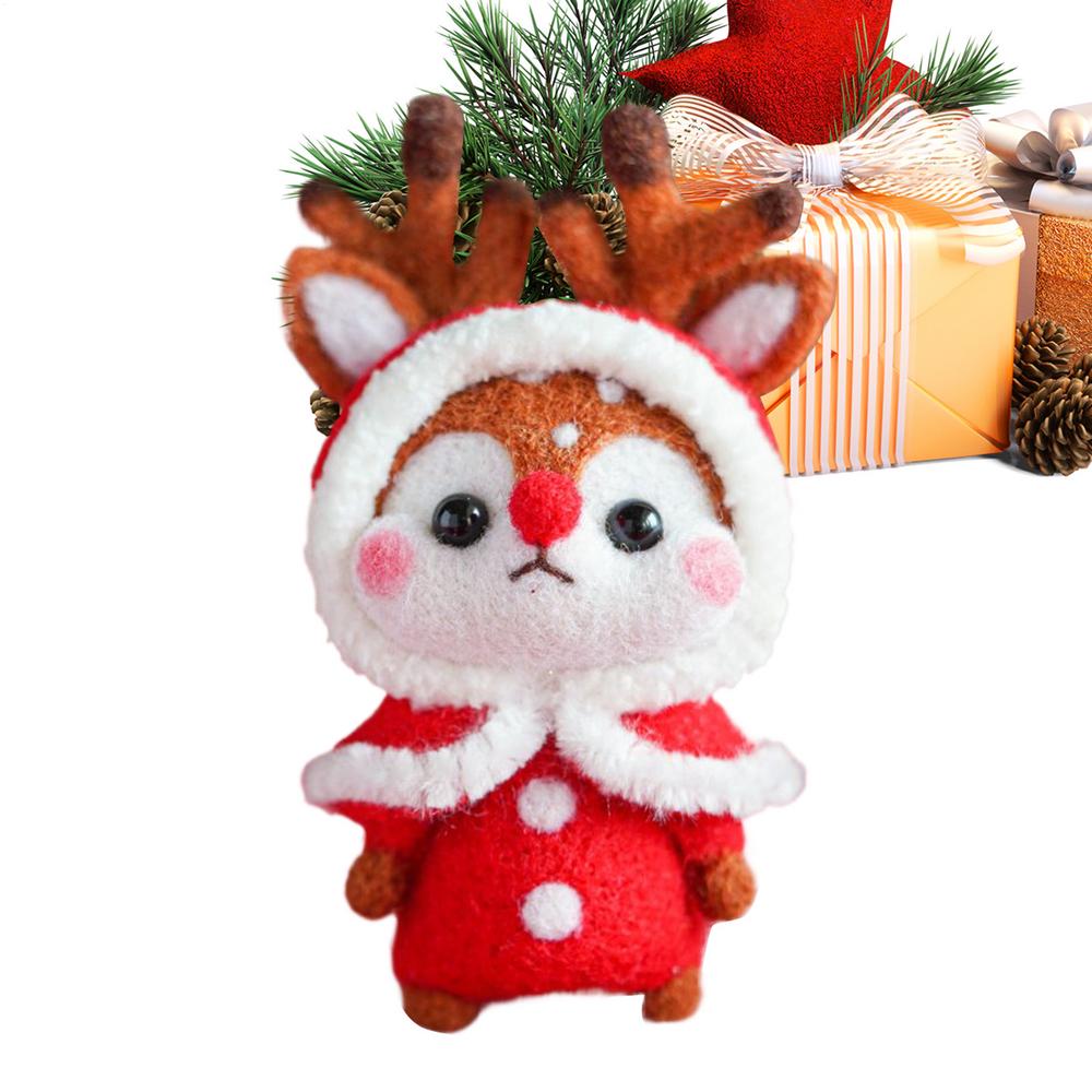 Christmas Felt Ornaments Kit DIY Bunny Elk Decor Animal Material Set For Kids Adults Christmas Tree Wall Room Classroom Rear
Christmas Felt Ornaments Kit DIY Bunny Elk Decor Animal Material Set For Kids Adults Christmas Tree Wall Room Classroom Rear