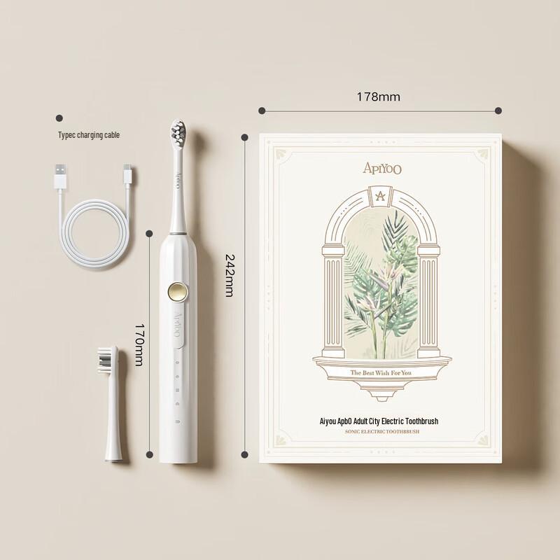 ApiYoo T1A Sonic Electric Toothbrush
ApiYoo T1A Sonic Electric Toothbrush