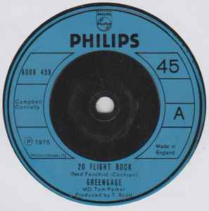 7inch Record GREENGAGE 20 Flight Rock 6006459 Philips 1975 UK Pop Used
7inch Record GREENGAGE 20 Flight Rock 6006459 Philips 1975 UK Pop Used