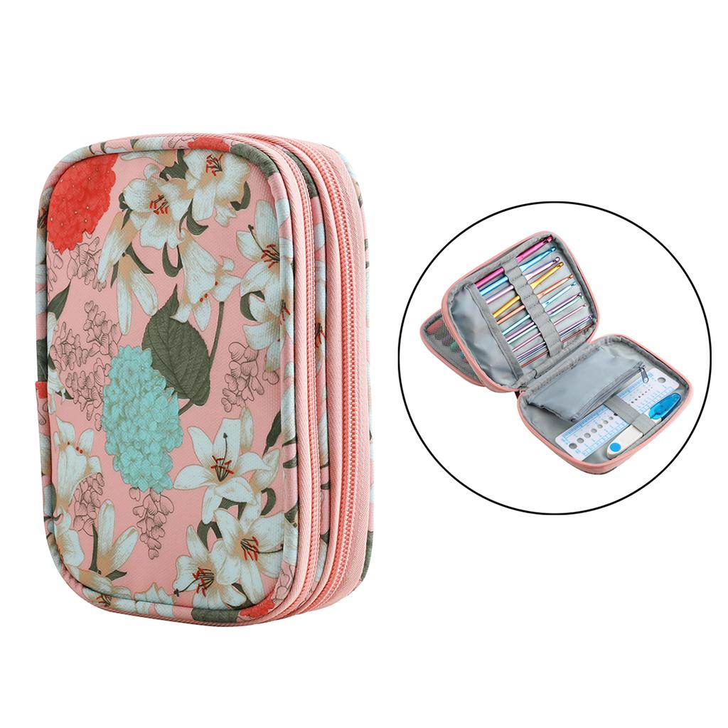 Portable Crochet Hook Organizer Bag Knitting Accessory Carry Bag рожевий
Portable Crochet Hook Organizer Bag Knitting Accessory Carry Bag рожевий