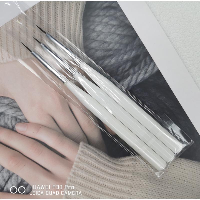 Nail Art Brush Set: White Handle Liner, Painting, Flower, Hooking Brushes
Nail Art Brush Set: White Handle Liner, Painting, Flower, Hooking Brushes