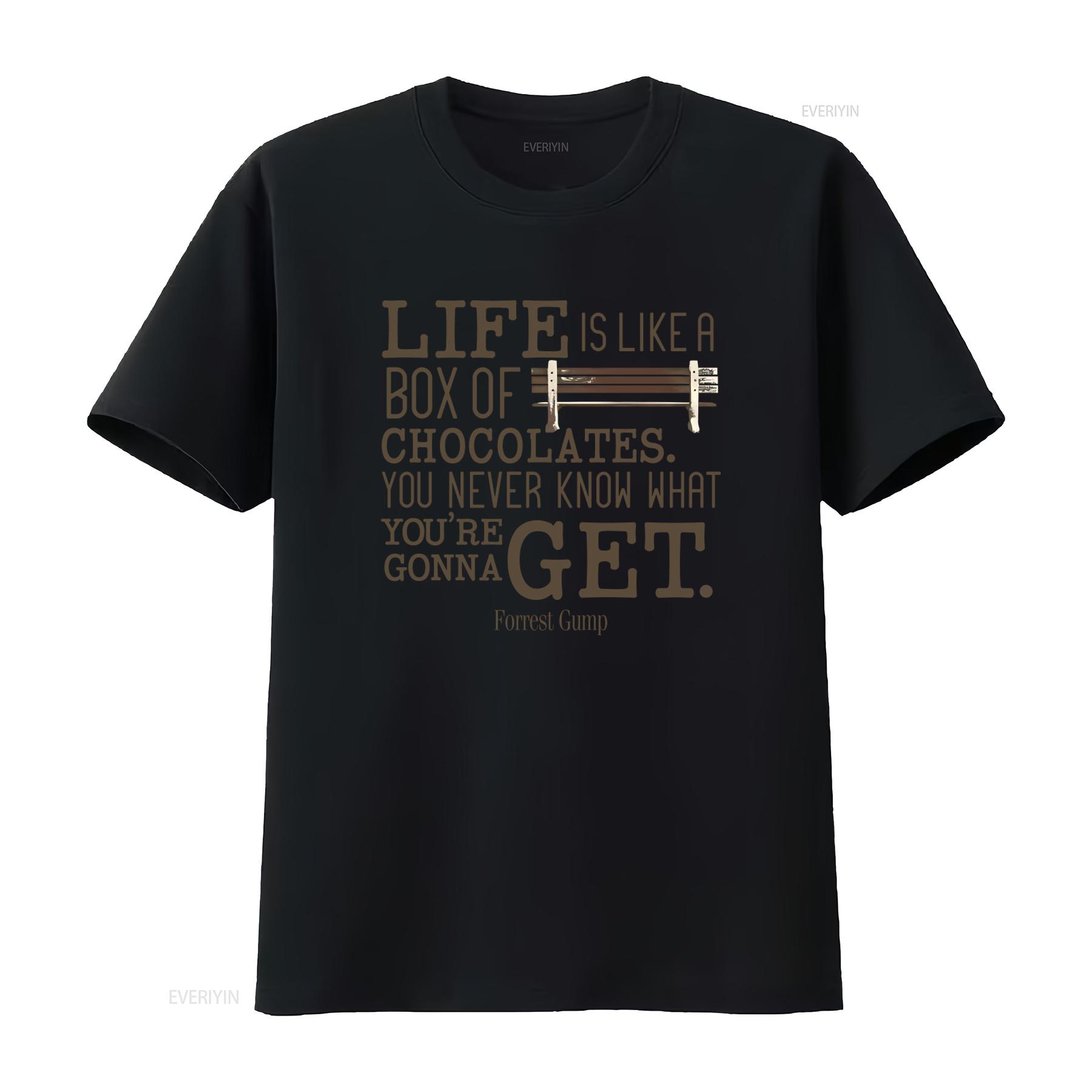 Life Is Like A Box Of Chocolates Forrest Gump Quote T Shirt Unique Design for Movie Fans vintage Washed homme Slightly 4XL
Life Is Like A Box Of Chocolates Forrest Gump Quote T Shirt Unique Design for Movie Fans vintage Washed homme Slightly 4XL