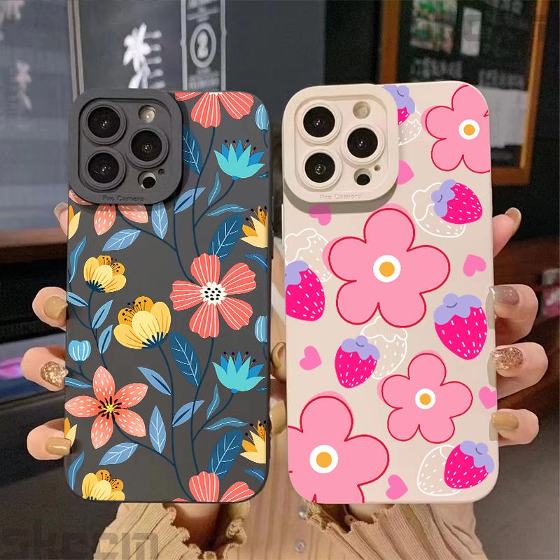 Colorful Flowers Strawberry Silicone Case For Samsung Galaxy S25 S24 S23 Ultra S22 S21 Plus S20 FE A55 A54 A15 A35 Soft Cover Samsung A54 5G
Colorful Flowers Strawberry Silicone Case For Samsung Galaxy S25 S24 S23 Ultra S22 S21 Plus S20 FE A55 A54 A15 A35 Soft Cover Samsung A54 5G