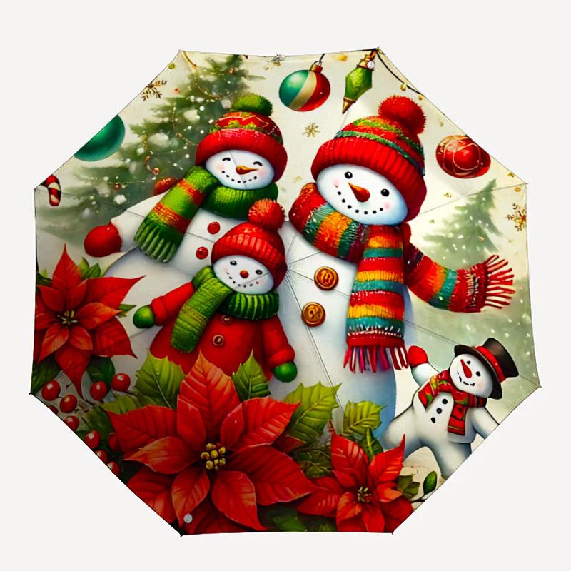 1pc Snowmen Winter Automatic Open/Close Umbrella, Windproof, Folding Compact Umbrella with Lightweight Design for Women/Men095
1pc Snowmen Winter Automatic Open/Close Umbrella, Windproof, Folding Compact Umbrella with Lightweight Design for Women/Men095