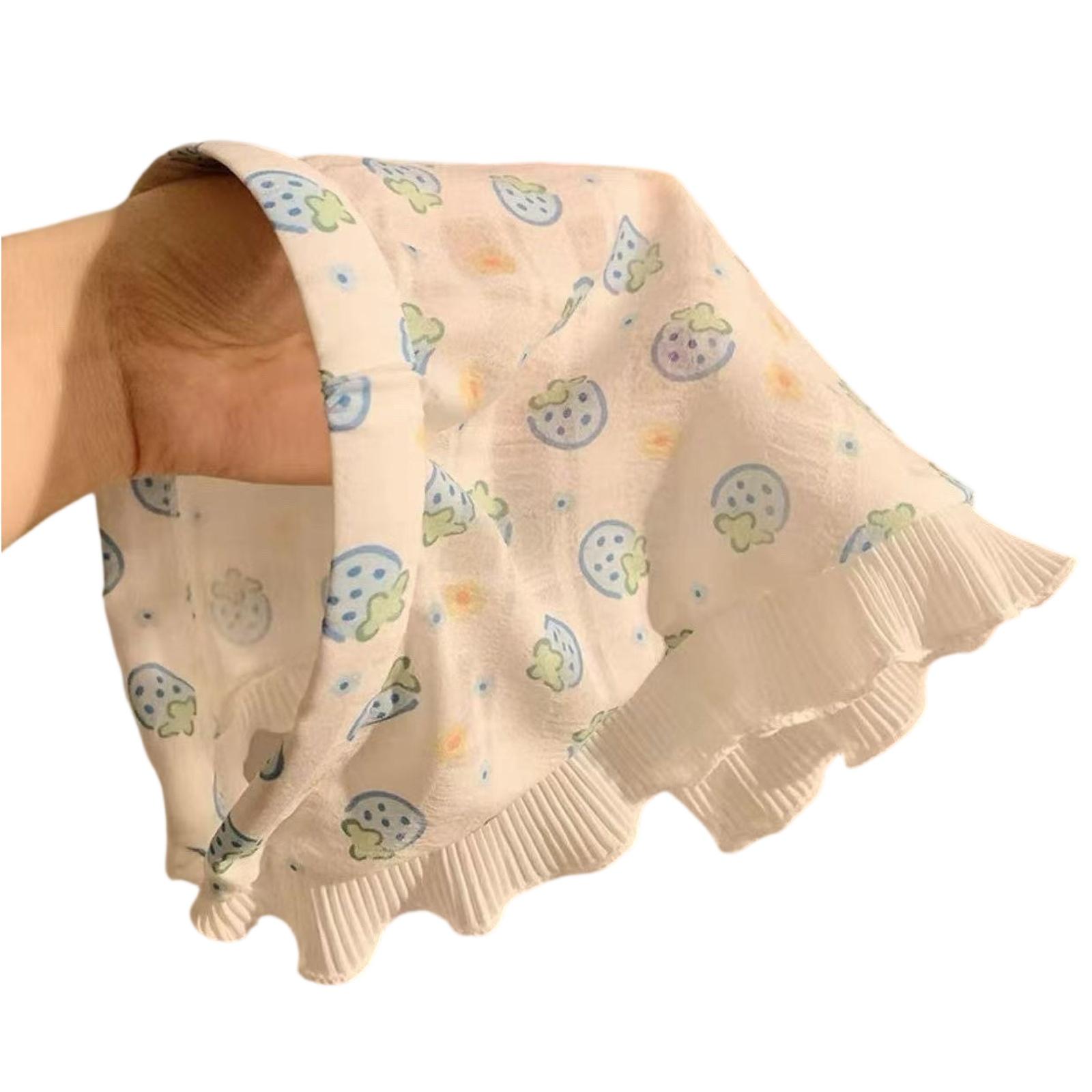 Кружевная повязка на голову, клетчатый милый платок белый
Кружевная повязка на голову, клетчатый милый платок белый