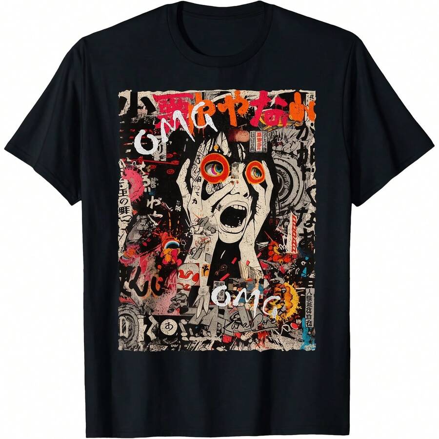 An Streetwear Cyberpunk Y2K Hip Hop Techwear Manga Anime T-Shirt All Seasons,220g Pure Cotton Single 5XL різнокольоровий
An Streetwear Cyberpunk Y2K Hip Hop Techwear Manga Anime T-Shirt All Seasons,220g Pure Cotton Single 5XL різнокольоровий