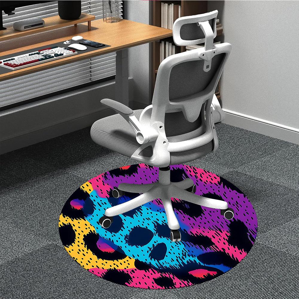1pc Colorful Leopard Print Office Round Rug, Non-slip, Soft and Durable Office Rug for Interior Decoration, Perfect for Office, Beautiful Decoration y 80cm by 80cm
1pc Colorful Leopard Print Office Round Rug, Non-slip, Soft and Durable Office Rug for Interior Decoration, Perfect for Office, Beautiful Decoration y 80cm by 80cm