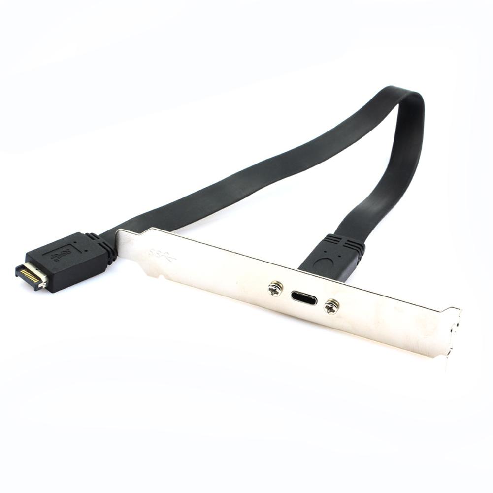 Connectors USB 3.1 Front Panel Header Type E to Type C Motherboard Extension Cable Gen 2 10Gbps Internal Adapter Cable 30cm
Connectors USB 3.1 Front Panel Header Type E to Type C Motherboard Extension Cable Gen 2 10Gbps Internal Adapter Cable 30cm