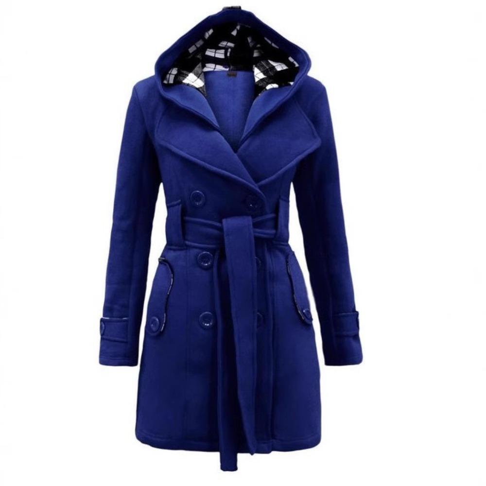 VAYLA Jackets Women Spring and Autumn Fashion New Hooded Belt double-breasted Long Coat Women Coats S червоний
VAYLA Jackets Women Spring and Autumn Fashion New Hooded Belt double-breasted Long Coat Women Coats S червоний