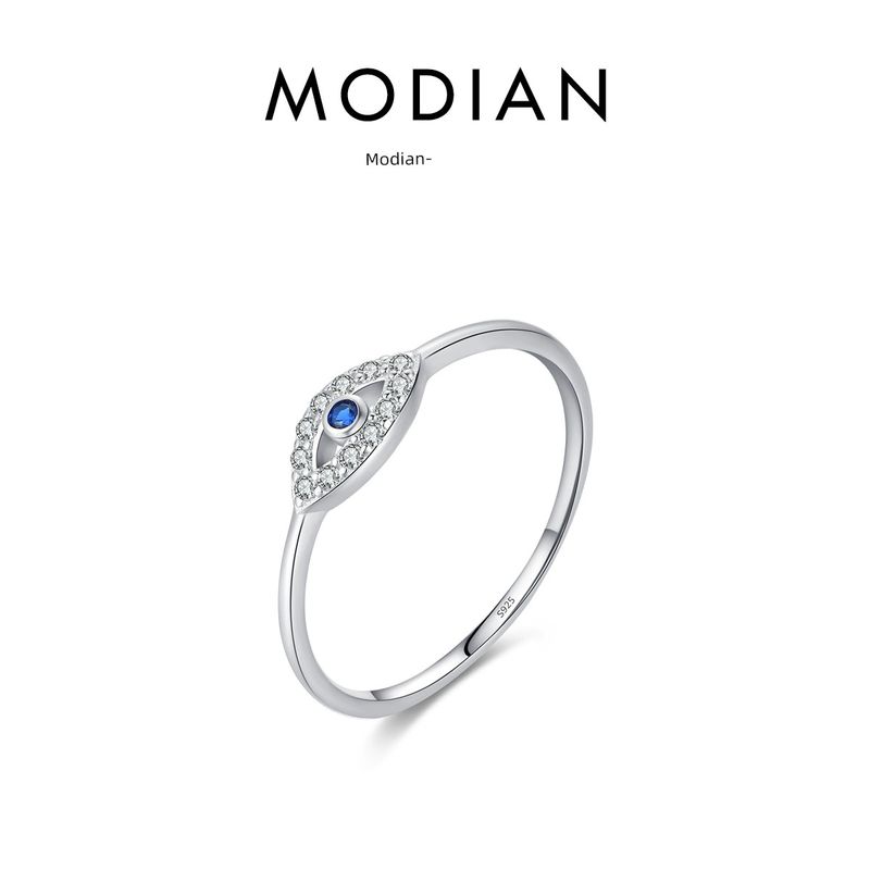 Modian 925 Sterling Silver Blue Eyes Ins Stacked Ring Style Five Us Size 9 (59mm)
Modian 925 Sterling Silver Blue Eyes Ins Stacked Ring Style Five Us Size 9 (59mm)