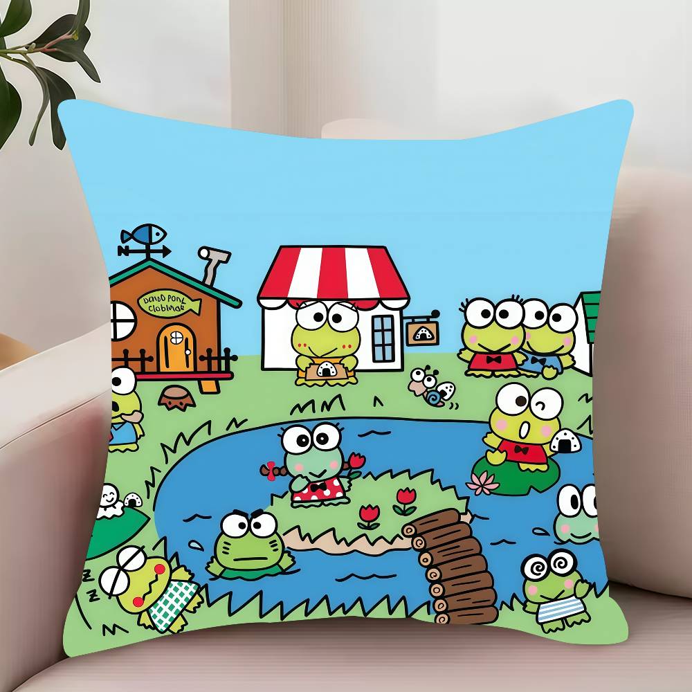 MINISO Kawaii Kero K-Keroppi Pillow Case Decor Protective Covers Comfortable soft for Sofa Living Room Home office 12x12Inch
MINISO Kawaii Kero K-Keroppi Pillow Case Decor Protective Covers Comfortable soft for Sofa Living Room Home office 12x12Inch