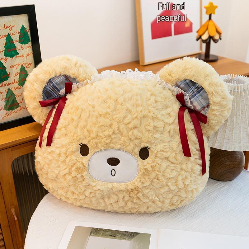 Creative Cherry Bear Head Plush Cushion: Cute Lolita Gift Lumbar Pillow Doll 40x35 cm (0.39 kg)
Creative Cherry Bear Head Plush Cushion: Cute Lolita Gift Lumbar Pillow Doll 40x35 cm (0.39 kg)