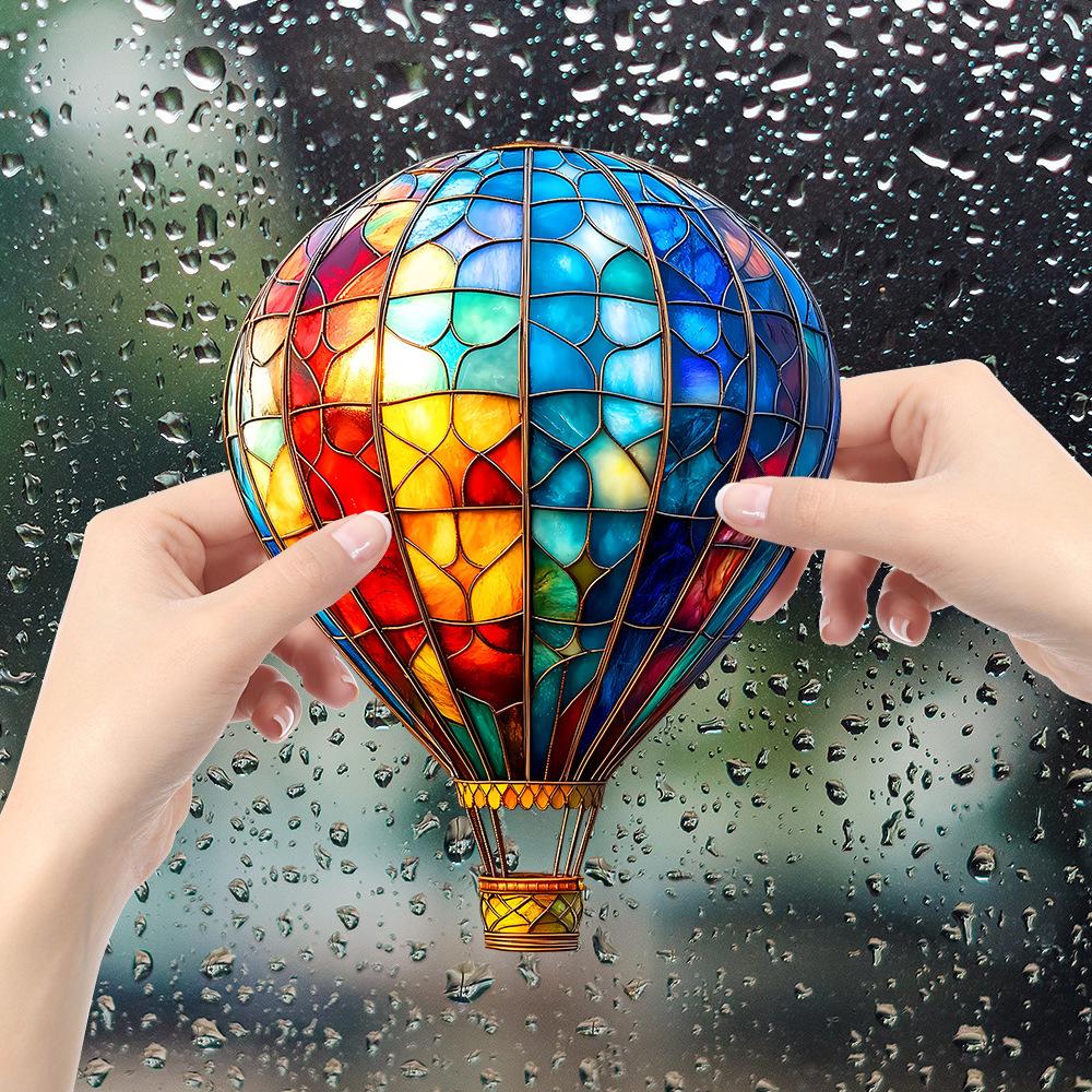 Cartoon-painted Hot Air Balloon Glass Window Home Beautification and Decoration Static Electricity Window Stickers
Cartoon-painted Hot Air Balloon Glass Window Home Beautification and Decoration Static Electricity Window Stickers