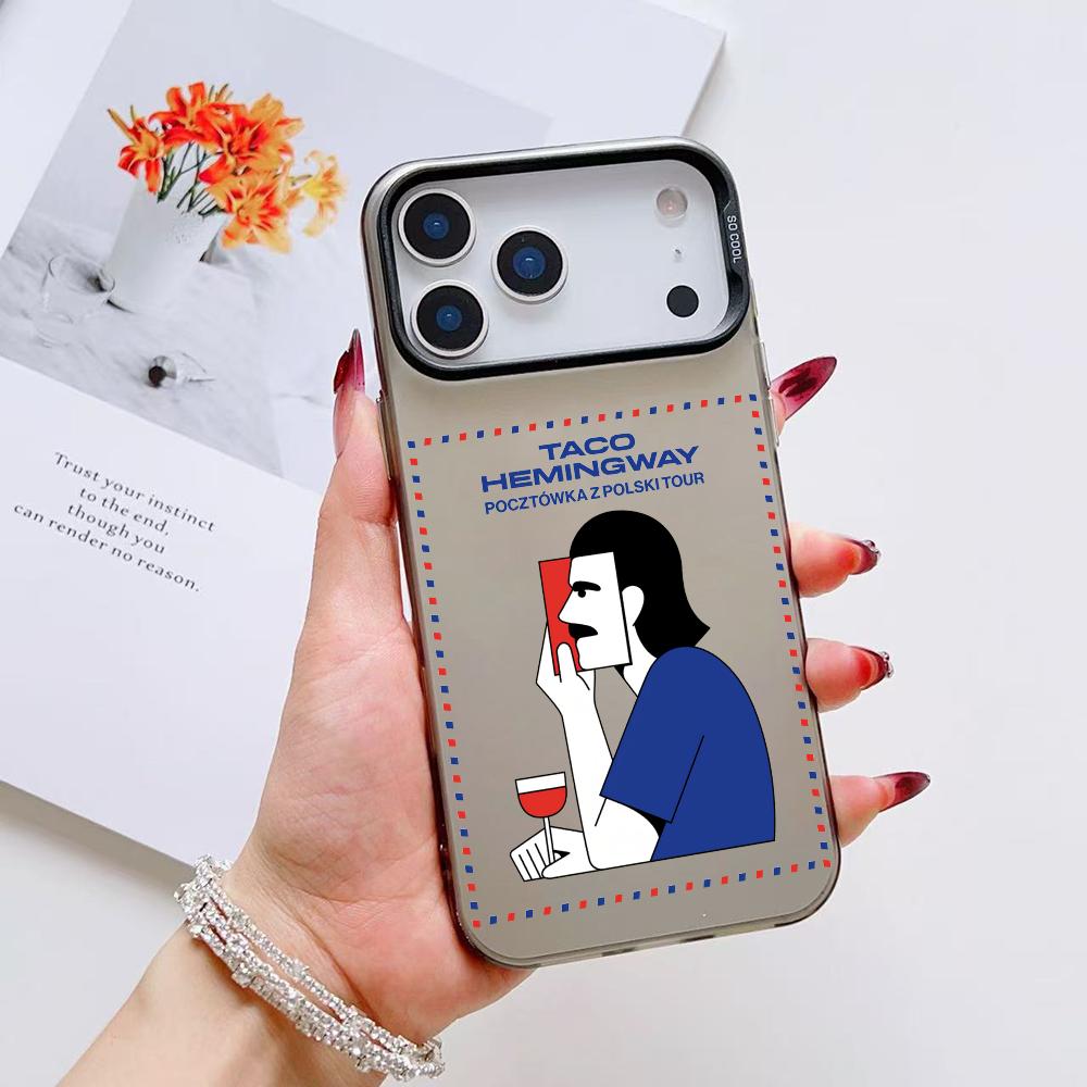 Чехол для телефона Singer T-Taco Hemingway для iPhone 17 16 15 14 13 12 11 Pro Max Air Матовый Лазерный Аврора Ударопрочный Funda iPhone17
Чехол для телефона Singer T-Taco Hemingway для iPhone 17 16 15 14 13 12 11 Pro Max Air Матовый Лазерный Аврора Ударопрочный Funda iPhone17