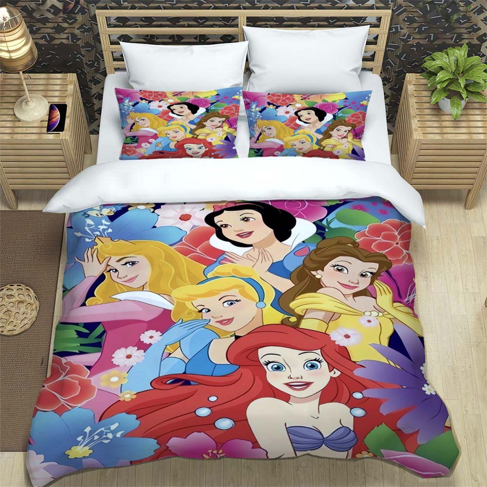 Princess series duvet cover set, 3D children s bedding three-piece set, includes 1 duvet cover and 2 pillowcases, extra large si 135x200cm
Princess series duvet cover set, 3D children s bedding three-piece set, includes 1 duvet cover and 2 pillowcases, extra large si 135x200cm